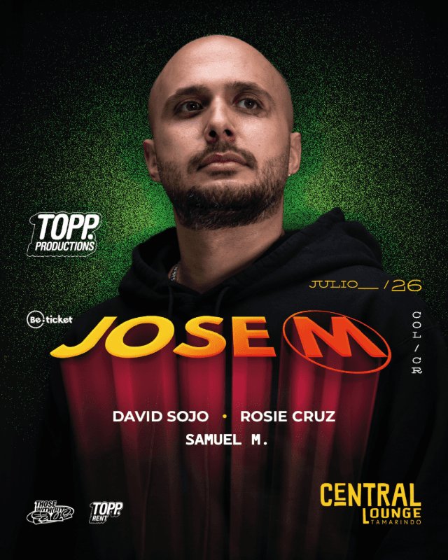 Jose M en Central Lounge Tamarindo | Topp Productions