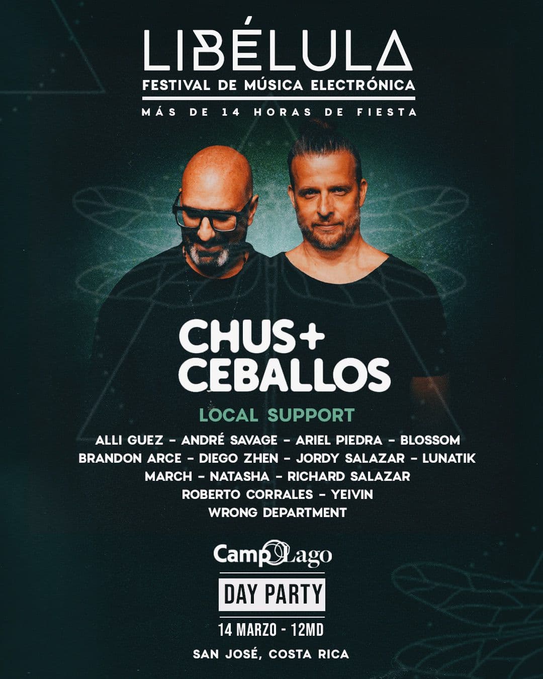 LIBELULA FEST 3ERA EDICION CHUS Y CEBALLOS COSTA RICA 2026