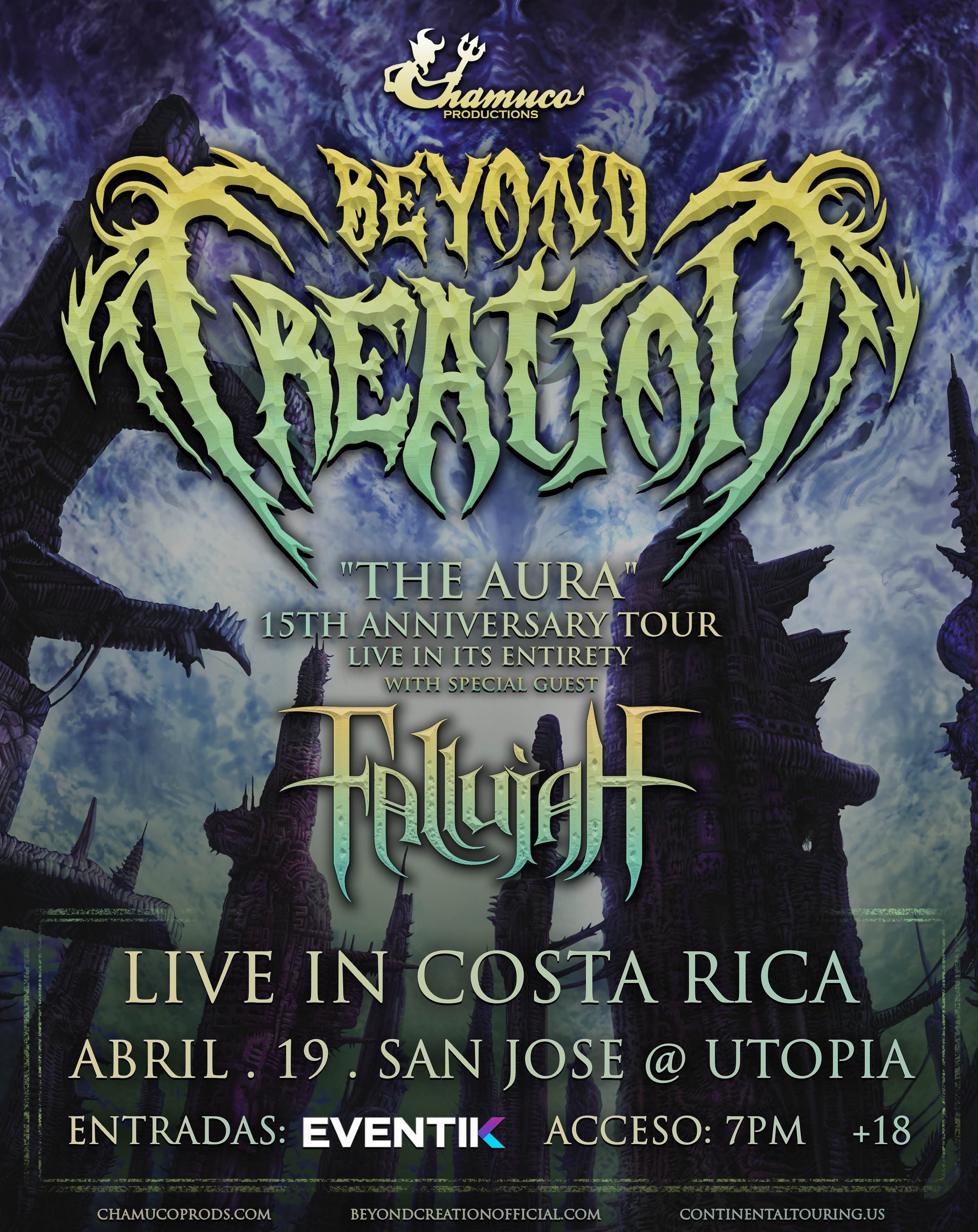BEYOND CREATION & FALLUJAH Live In Costa Rica 2026